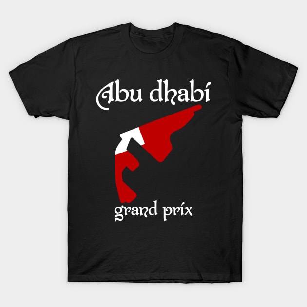 Abu dhabi grand prix T-Shirt by Choukri Store